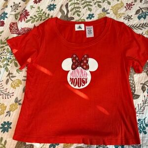 Disney Minnie Mouse Red Adult T-Shirt